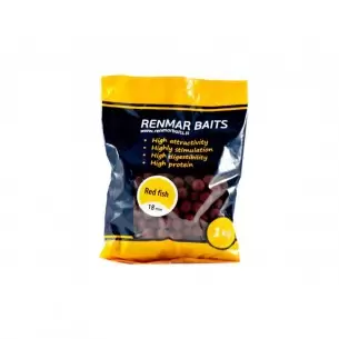 Прикормочные Бойлы Renmar Baits Red Fish Boilies 18mm 1kg