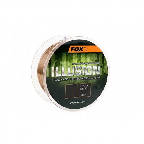 Флюрокарбоновая Леска Fox Illusion Trans Khaki Fluorocarbon Mainline
