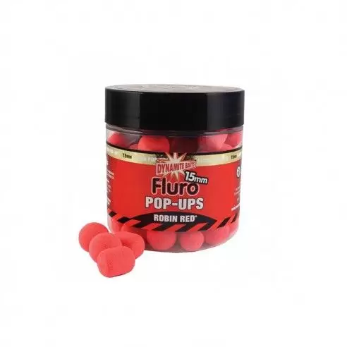 Dynamite Baits Robin Red Fluo Pop Ups Плавающие Бойлы