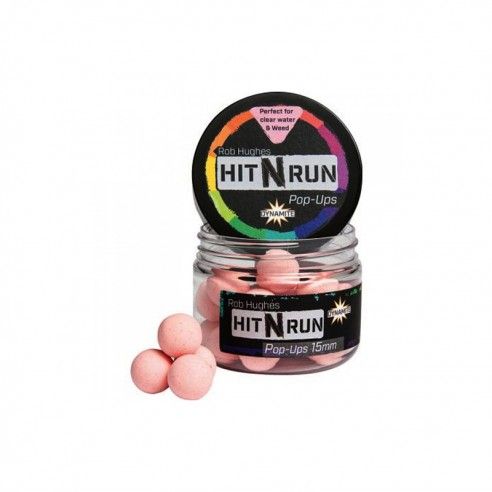 Плавающие Бойлы Dynamite Baits Hit N"Run Pop Ups Pastel Pink