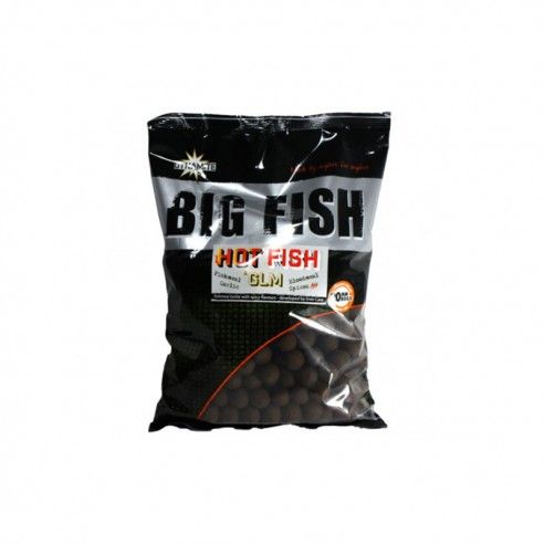 Dynamite Baits Hot Fish GLM Boilies 20mm Прикормочные Бойлы