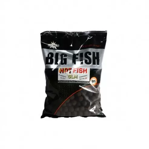 Dynamite Baits Hot Fish GLM Boilies 20mm Прикормочные Бойлы