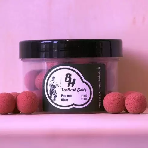 Plaukiantys Boiliai BH Tactical Baits Clam Pop Ups