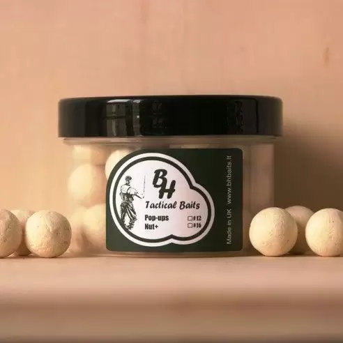 Плавающие Бойлы BH Tactical Baits Nut+ Pop Ups 15mm