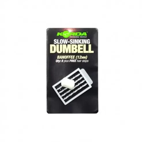 Dirbtinis Masalas Korda Slow Sinking Dumbell Banoffee