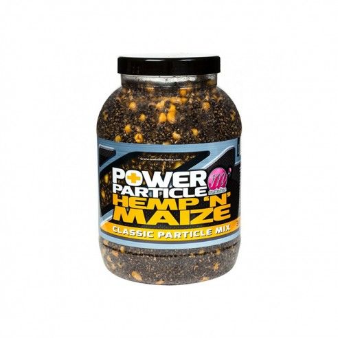 Kanapių Ir Kukurūzų Mišinys Mainline Power Particle Hemp 'N' Maize Classic Particle Mix 3ltr