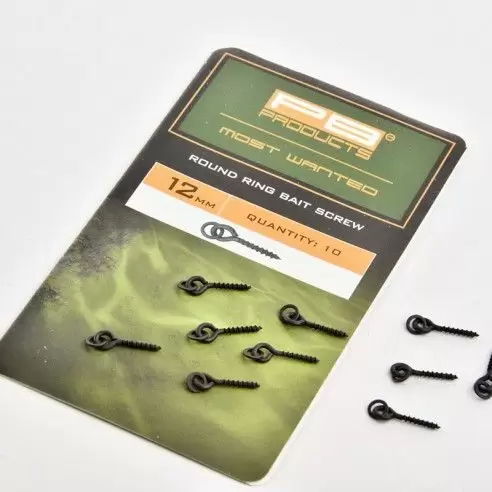 Masalo Fiksatorius Su Sriegiu PB Products Round Ring Bait Screw 12mm