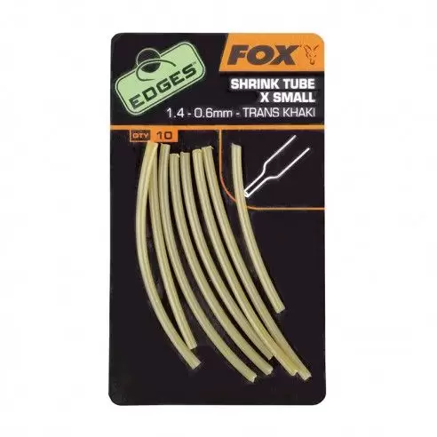 Fox Edges Shrink Tube XS 1.4 - 0.6mm Trans Khaki