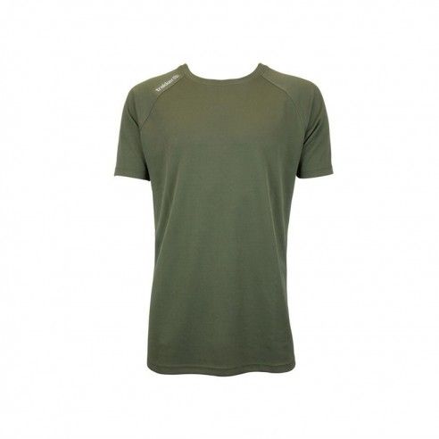 Trakker Moisture Wicking T-Shirt All Sizes Olive/Grey sale New Carp Fishing 