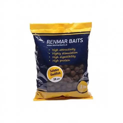 Šeriminiai Boiliai Renmar Baits Soluble Shellfish 20mm 1kg