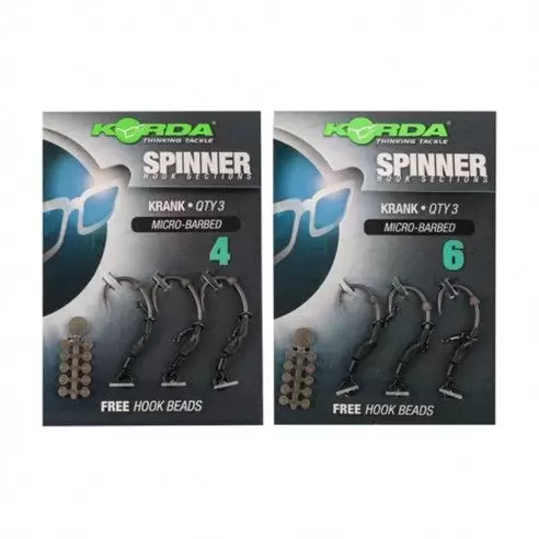 Paruošta Sistema Korda Spinner Hook Sections Krank