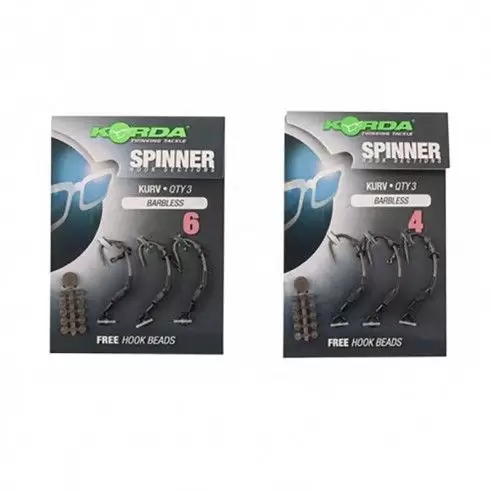 Paruošta Sistema Korda Spinner Hook Sections Kurv