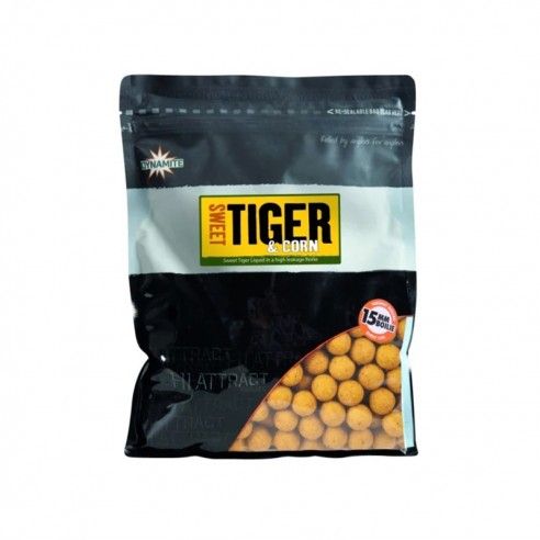 Dynamite Baits Sweet Tiger & Corn Boilies 15mm 1kg