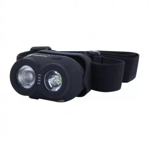 RidgeMonkey VRH150X USB Rechargeable Headtorch Galvos Prožektorius