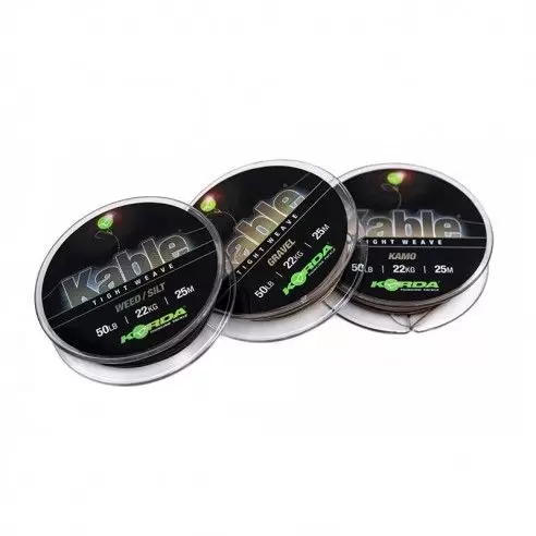 Армированный Поводковый Материал "Leadcore" Korda Kable Tight Weave 25m