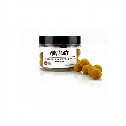 Aiki Baits Pineapple N Butyric Acid Wafters|Krante.LT|Boilies