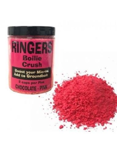 Smulkinti Boiliai Ringers Pink Boilie Crush 300g