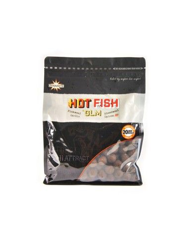 Šeriminiai Boiliai Dynamite Baits Hot Fish & GLM Boilies 1kg