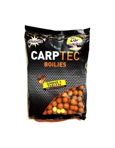 Šeriminiai Boiliai Dynamite Baits Carptec Scopex & Vanilla Boilies