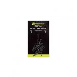RidgeMonkey RM-Tec Quick Change Heli Ring Swivel size 8