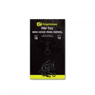 Suktukas Mažas Su Žiedu RidgeMonkey RM-Tec Mini Hook Ring...