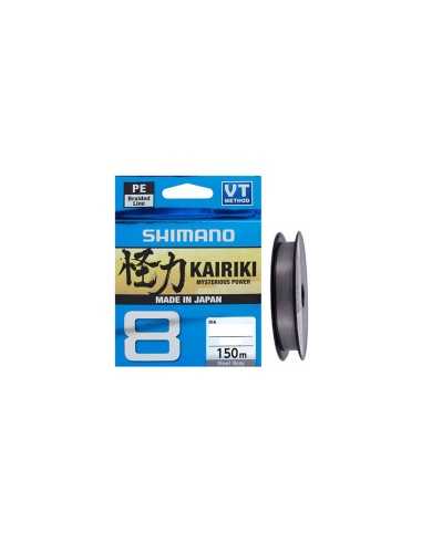 Shimano Kairiki 8 Braided Line Steel Gray 0,130mm 150m