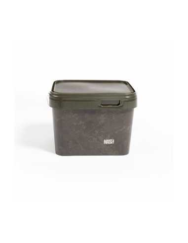 Nash Spot On Rectangular Bucket Camo 5L krante.lt