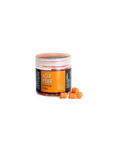 Carp Catchers Fluo Dumbell Wafters Acid Pear 12x9mm Gaudiminiai Boiliai