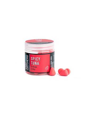 Carp Catchers Fluo Snail Shell Wafters Spicy Tuna 15x12mm Gaudiminiai Boiliai