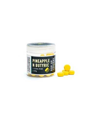 Carp Catchers Toppers Pineapple N Butyric Pop Ups 12&14mm Mix Plaukiantys Boiliai