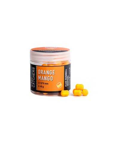 Carp Catchers KDA Fluo Dumbell Wafters Orange Mango 12x9mm Gaudiminiai Boiliai