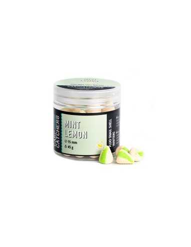 Carp Catchers KDA Fluo Snail Shell Wafters Mint Lemon 15x12mm Gaudiminiai Boiliai