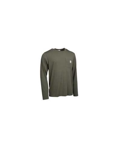 Nash Make It Happen Carp Long Sleeve T Shirt Green Marškinėliai