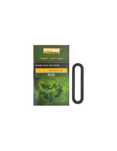 Žiedeliai Bungy Rig Oval Rings 20pcs